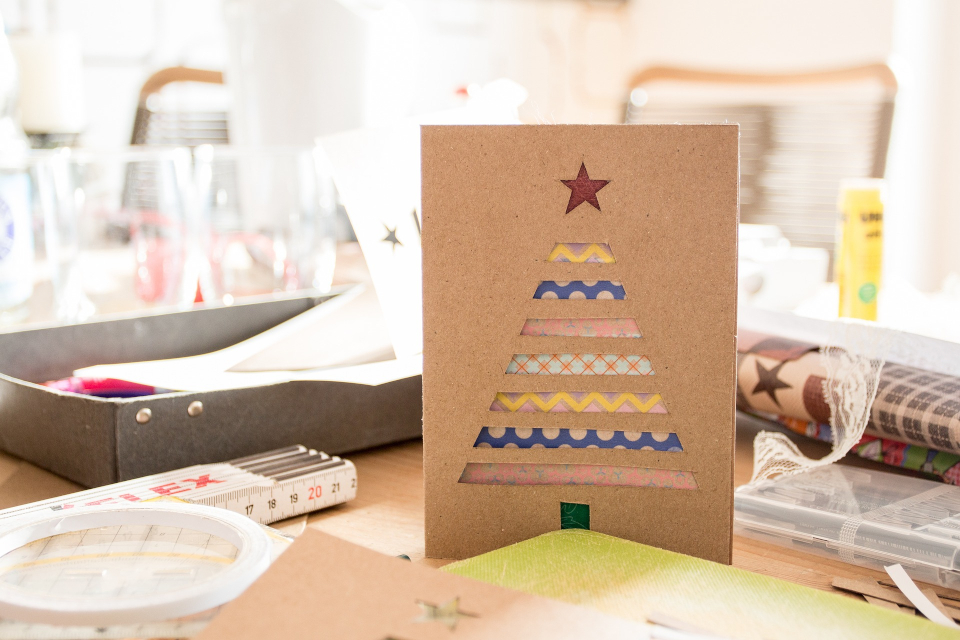 Kreative Weihnachtskarten gestalten